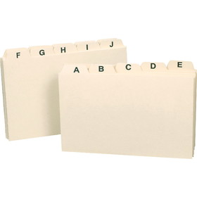 Smead Card Guides with Alphabetic Tab, SMD55076