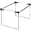 Smead 64855 Gray Hanging Folder Frames, Drawer Size Supported - Steel, Plastic - 2/Box - Silver, Price/BX