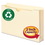 Smead 100% Recycled File Jacket, Reinforced Straight-Cut Tab, 2" Expansion, Legal Size, Manila, 50 per Box (75607), Price/BX
