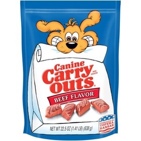 Canine Carryouts Beef Flavor Chewy Dog Treats