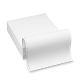 Southworth 35-520-10 Continuous Paper - White - Recycled - 25%