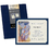 Southworth Linen Certificate Holder, Letter - 8.50" Width x 11" Length Sheet Size - Linen - Navy Blue - 10 / Pack, Price/PK