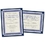 Southworth Linen Certificate Holder, Letter - 8.50" Width x 11" Length Sheet Size - Linen - Navy Blue - 10 / Pack, Price/PK