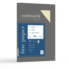 Southworth 25% Cotton Linen Business Cover Stock