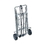 Sparco Compact Luggage Cart, 150 lb Capacity - 2 Caster - 14.8" x 13.8" x 35" - Chrome, Price/EA