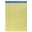 Sparco Premium Grade Perforated Legal Ruled Pad, 50 Sheet - 16 lb - Legal/Wide Ruled - 8.50" x 11.75" - 1 Each - Canary Paper, Price/EA