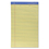 Sparco 2-Hole Punched Ruled Legal Pads, 50 Sheet - 16 lb - Legal 8.50" x 14" - 1 Each - Canary Paper, Price/EA