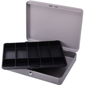 Sparco All-Steel Locking Cash Box with Tray