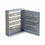 Sparco All Steel Hook Design Key Cabinet, 16.5" x 4.9" x 20.2" - Steel - Security Lock - Gray, Price/EA
