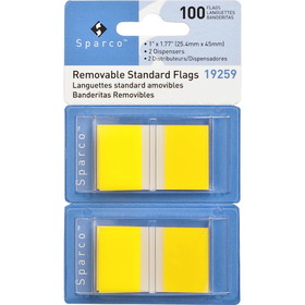 Sparco Removable Standard Flags in Dispenser