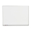 Sparco Melamine Board, 48" Width x 36" Height - White - Aluminum Frame - Film - 1 Each, Price/EA
