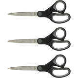 Sparco Rubber Grip Straight Scissors, SPR25225BD