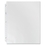 Sparco Hvy-duty 3-Hole Top-loading Sheet Protector, Letter 8.50" x 11" - Rectangular - Polypropylene - 100 / Box - Non-glare, Price/BX