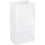 Sparco White Kraft Paper Bags, Price/PK