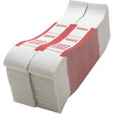 Sparco White Kraft ABA Bill Straps, SPRBS500WK