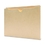 Sparco Flat File Pocket, 1" Folder Capacity - Letter - 8.50" Width x 11" Length Sheet Size - 1" Expansion - 11 pt. - Manila - 50 / Box, Price/BX