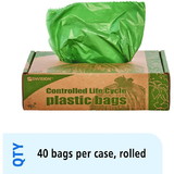 Stout Controlled Life-Cycle Plastic Trash Bags, STOG3340E11