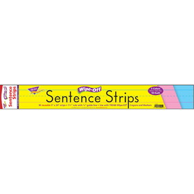 Trend 24" Multicolor Wipe-Off Sentence Strips