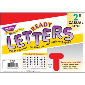 Trend Reusable 2" Ready Alphabet Letters Set, TEPT432