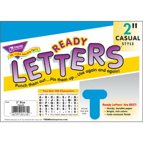 Trend Reusable 2" Ready Alphabet Letters Set, TEPT435
