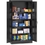 Tennsco Full-Height Standard Storage Cabinet, 36" x 18" x 72" - Security Lock - Black, Price/EA