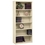 Tennsco Welded Bookcase, 34.5" x 13.5" x 78" - Steel - 6 x Shelf(ves) - Putty, Price/EA