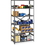 Tennsco Commercial Shelf, 36" x 24" x 75" - Steel - 6 x Shelf(ves) - Medium Gray, Price/CT