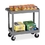 Tennsco Two Shelf Service Cart, 2 Shelf - 4 Caster - Metal - 16" x 30" x 32" - Medium Gray, Price/EA