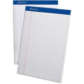 Ampad Perforated Ruled Pads - Letter, TOP20322