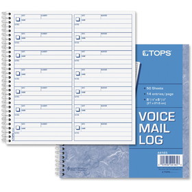 TOPS Voice Message Log Book
