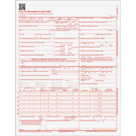 TOPS CMS-15000 Health Insurance Claim Forms