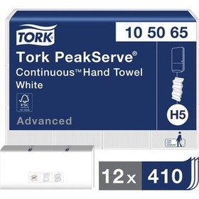 Tork PeakServe&#174; Continuous&#153; Paper Hand Towels White H5