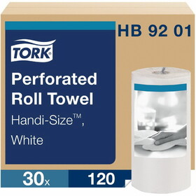 Tork Handi-Size Perforated Roll Towel Roll White