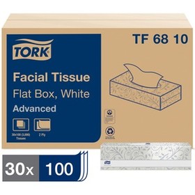 Tork Advanced Facial Tissue Flat Box