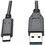 Tripp Lite 3ft USB 3.1 Gen 2 USB-C to USB-A Cable 10 Gbps USB Type-C M/M 3', Price/EA