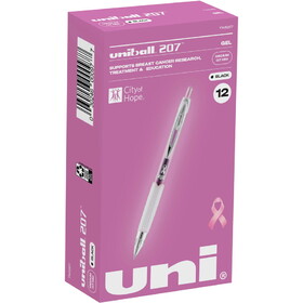 uni-ball UBC1745267BX 207 Retractable Gel - Pink Ribbon Edition