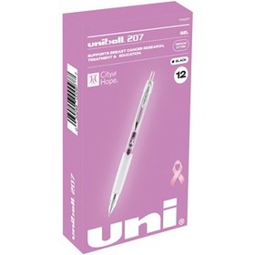 uni-ball UBC1745267 207 Retractable Gel - Pink Ribbon Edition