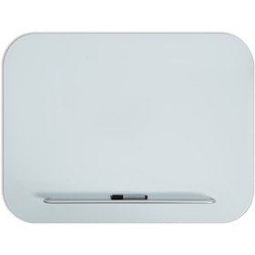 U Brands Magnetic White Glass Dry-Erase Board, 48" X 36"