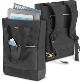 Solo PARKER Carrying Case (Tote) for 15.6" Notebook - Classic Black, Gold