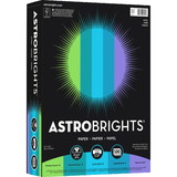 Astrobrights Inkjet, Laser Colored Paper - Martian Green, Terrestrial Teal, Lunar Blue, Celestial Blue, Venus Violet