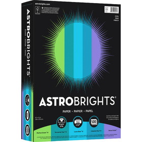 Astrobrights Inkjet, Laser Colored Paper - Martian Green, Terrestrial Teal, Lunar Blue, Celestial Blue, Venus Violet