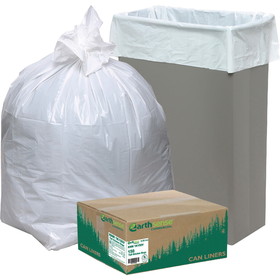 Webster Heavy-Duty Reclaim Recycled White Can Liners