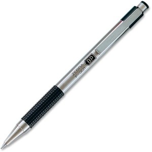 Zebra® F-301 Ballpoint Retractable Pen Medium 045888272118 Black Ink 