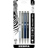 Zebra Pen 301A Stainless Steel Retractable Ballpoint Pens