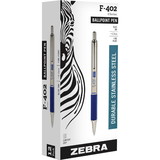 Zebra Pen F402 Retractable Ballpoint Pen, ZEB29220