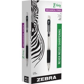 Zebra Pen Z-grip Clear Barrel Mechanical Pencil