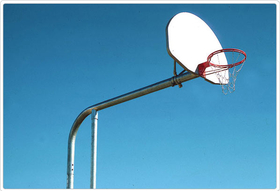 SportsPlay 541-936 Tandem Six Basketball Backstop
