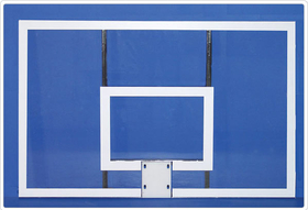 SportsPlay 542-200G Acrylic Rectanglular Backboard with Goal and Net