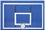 SportsPlay 542-200G Acrylic Rectanglular Backboard with Goal and Net