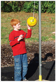 SportsPlay 571-110-2 Tetherball Post - Two Piece Post